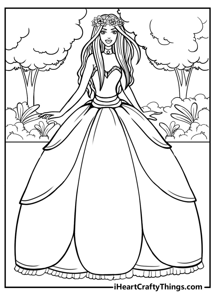 Princess Printable Coloring Pages