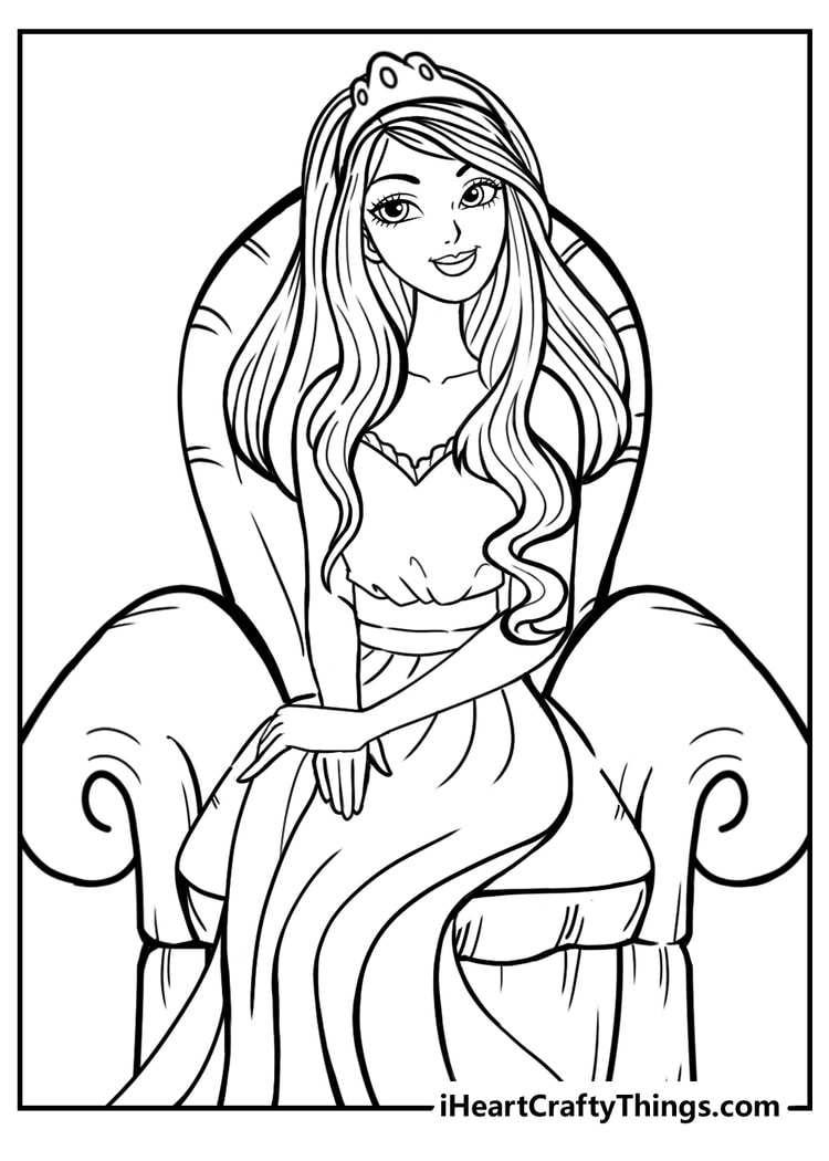 Princess Coloring Pages Free