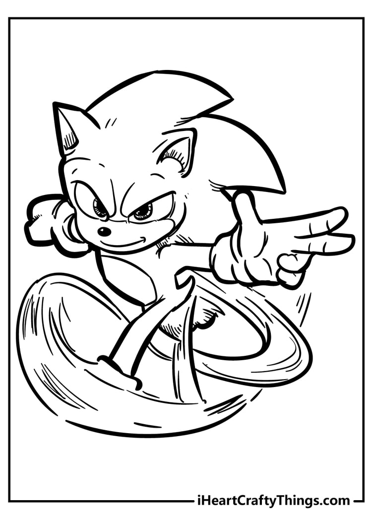 45 Sonic Coloring Pages 100 Free Printable PDF Sheets 