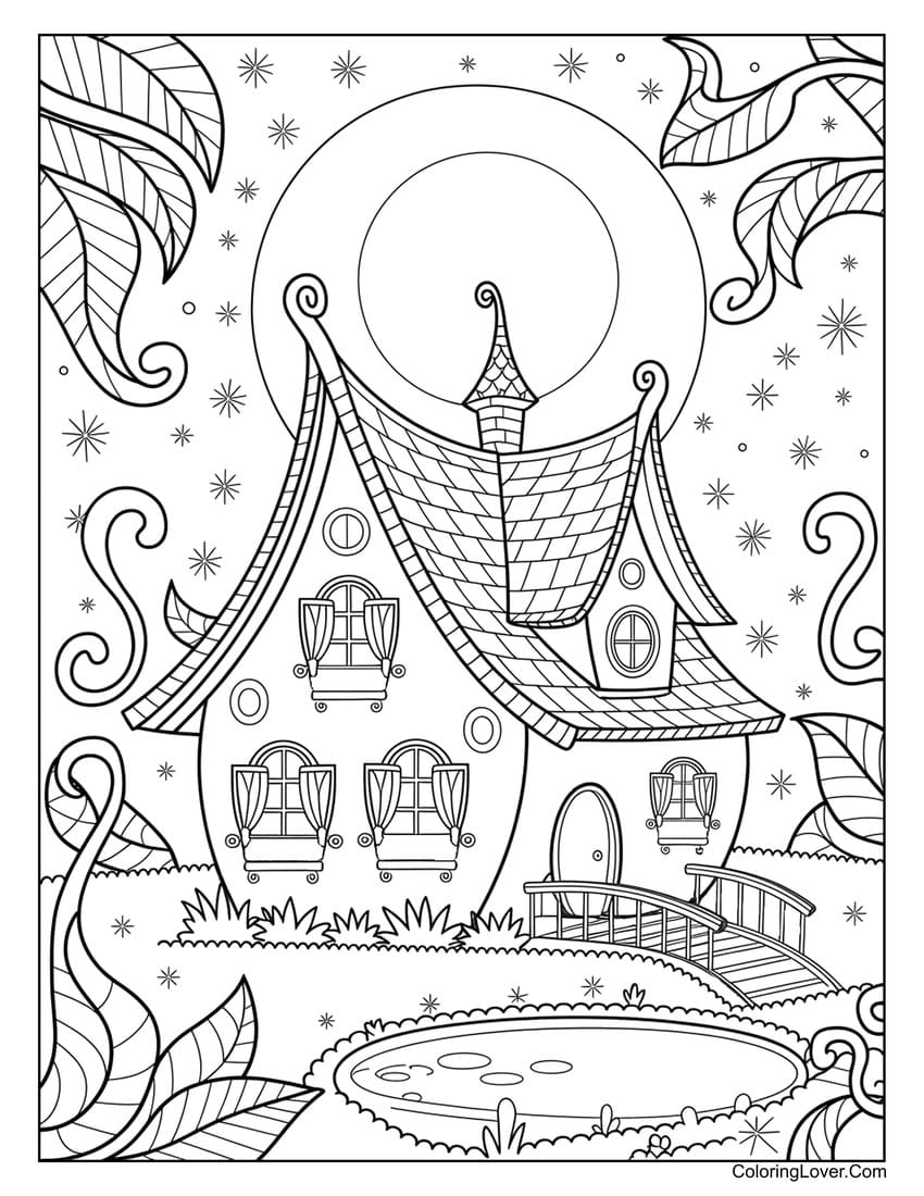 47 house coloring pages free printables for all ages