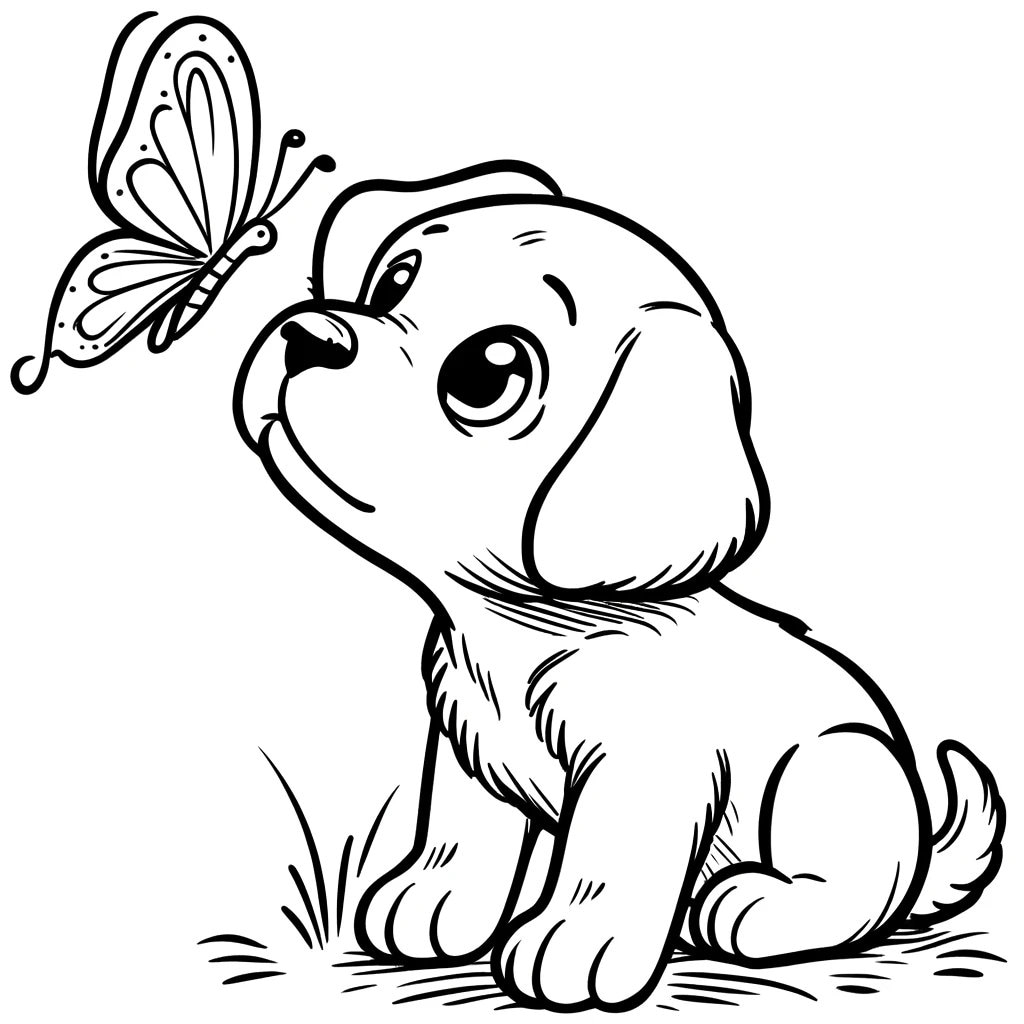 5 Cute Dog Coloring Pages Dog Coloring Cute Kids Dog Coloring Puppy Coloring Cute Puppy Dogs Cute Gift Idea Animal Coloring Puppy Etsy