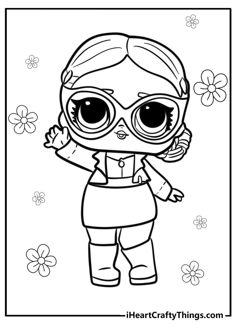 50 L O L Surprise Doll Coloring Pages Free Printables 