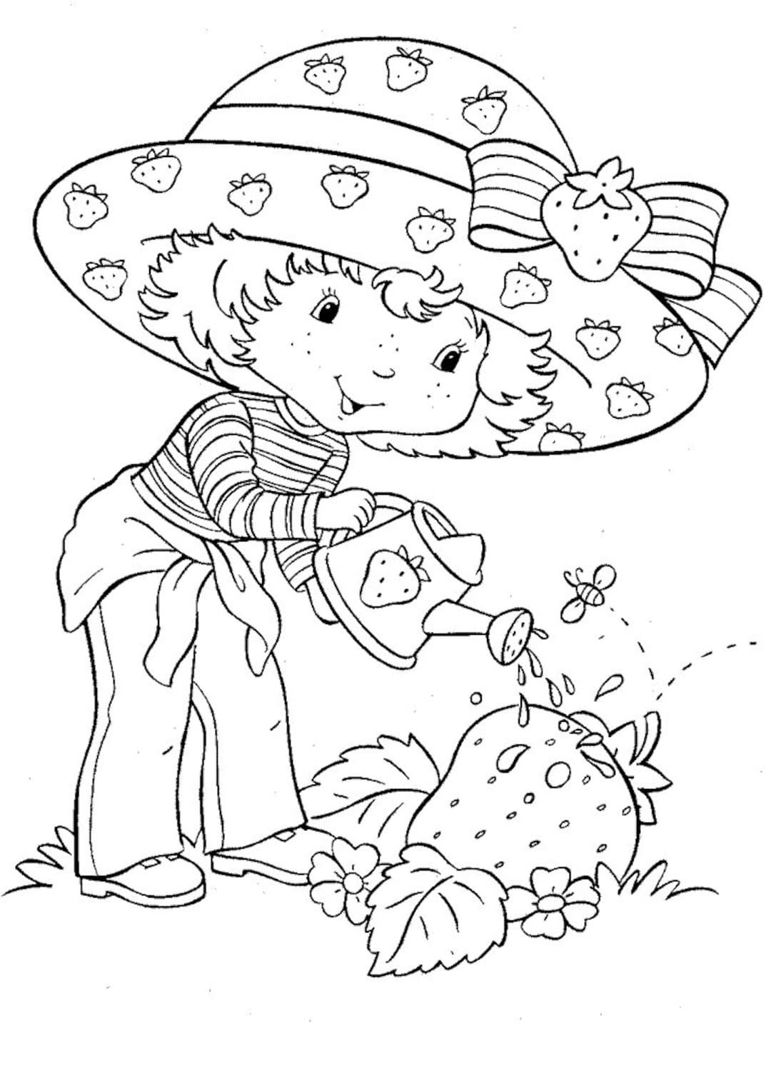 Strawberry Shortcake Coloring Pages Printable