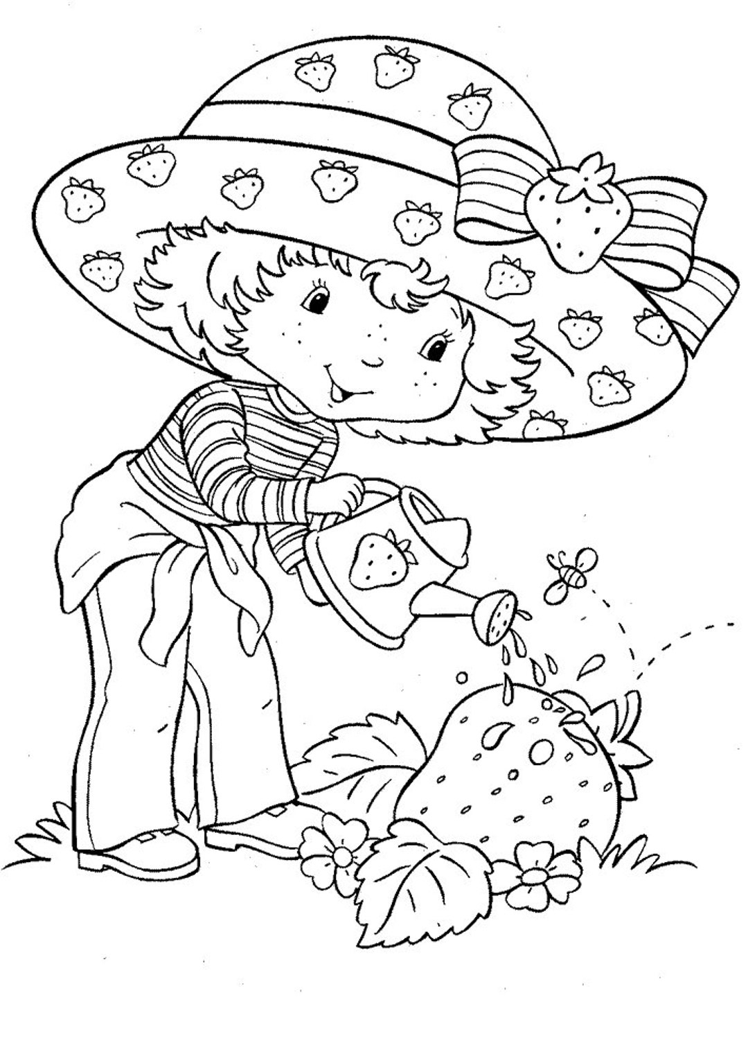 Printable Strawberry Shortcake Coloring Pages