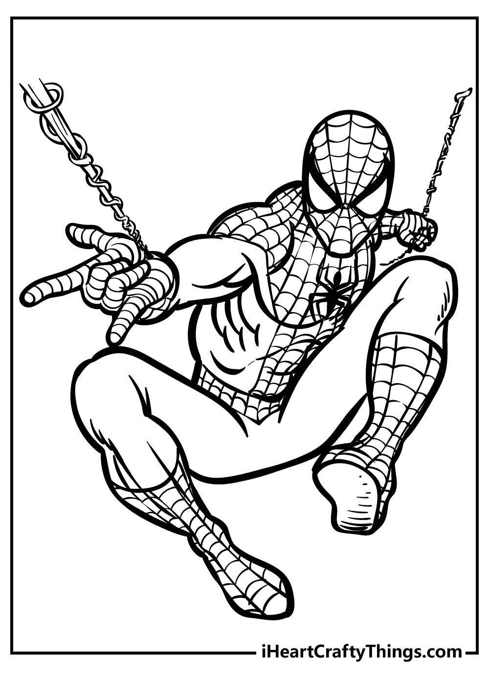 50 Spiderman Coloring Pages For Kids Free PDF Printables 