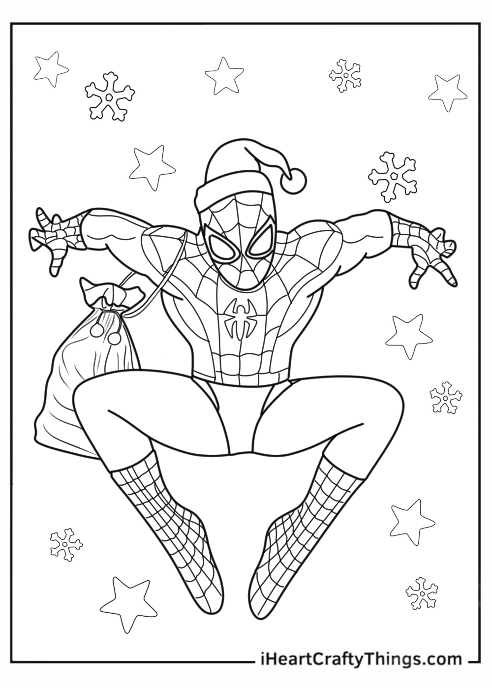 Spiderman Printables Coloring Pages