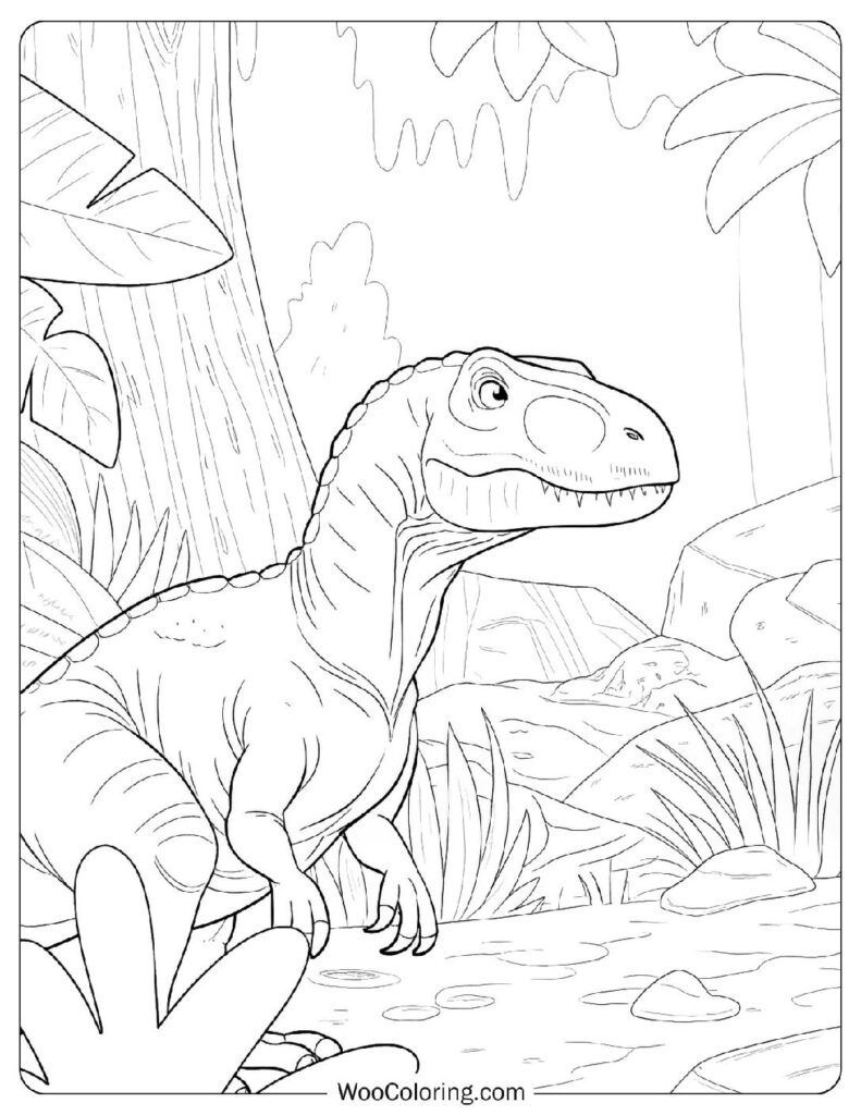 Coloring Pages Dinosaurs Printable