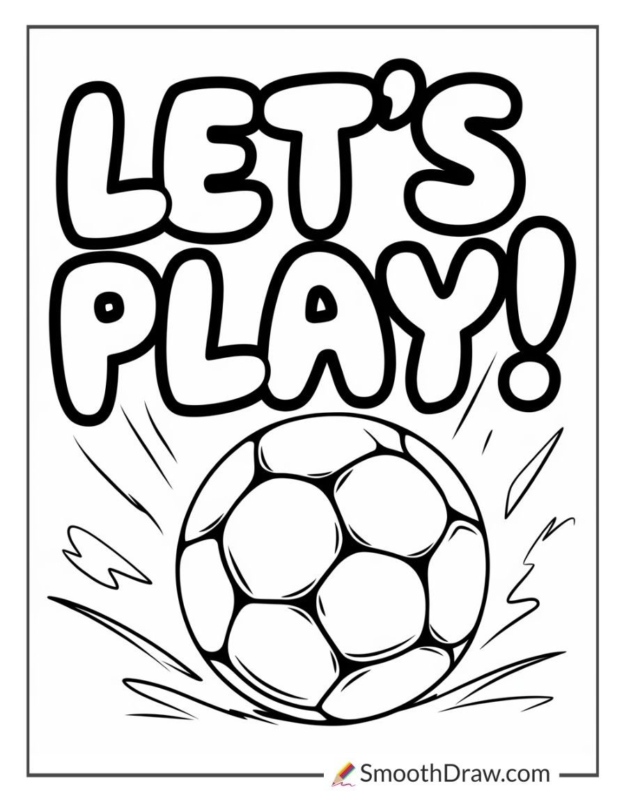 Soccer Coloring Pages Free