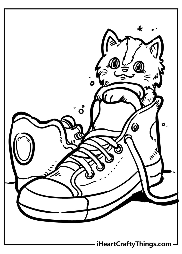 Free Kitty Coloring Pages