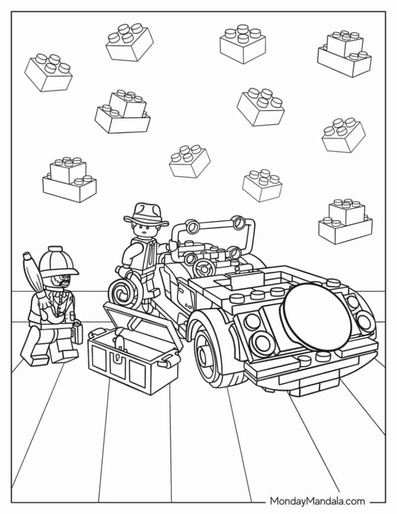 60 Lego Coloring Pages Free PDF Printables 