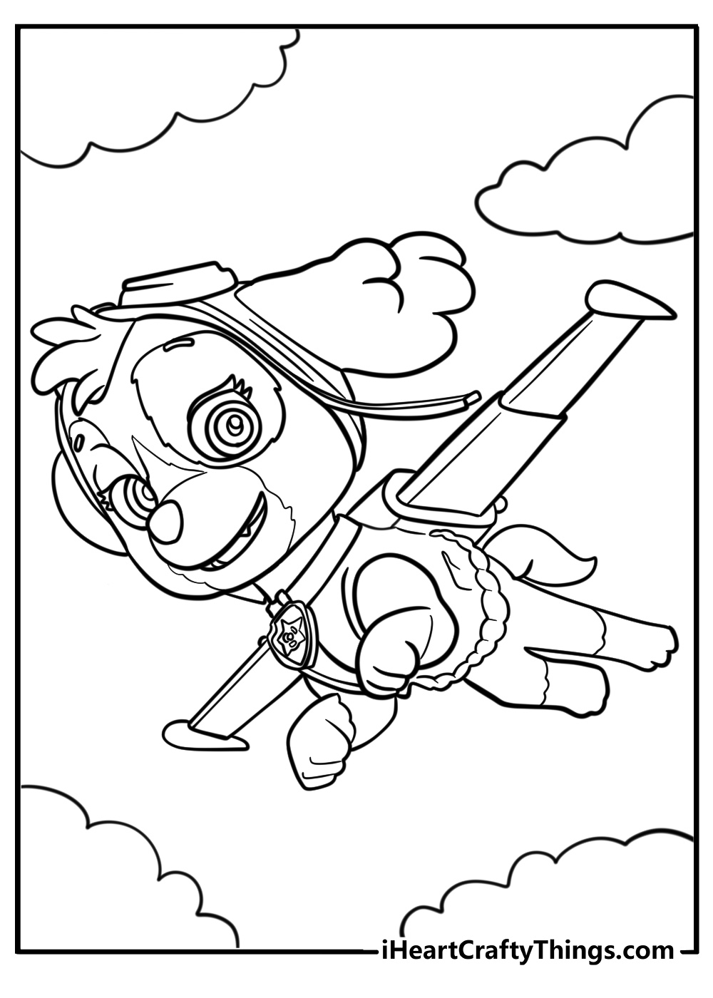 Paw Patrol Free Coloring Pages