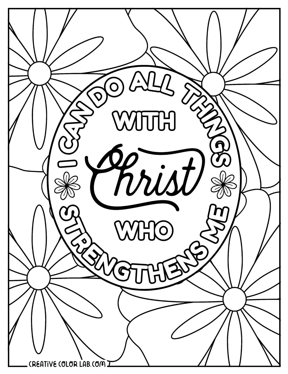 Free Christian Coloring Book Pages