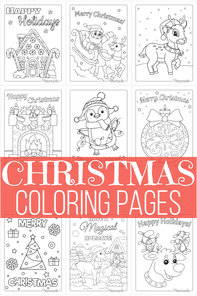 Holiday Coloring Pages Free