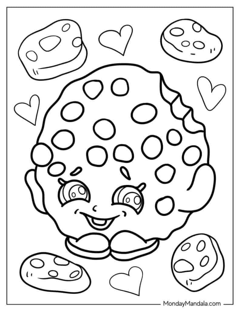 Free Shopkins Coloring Pages