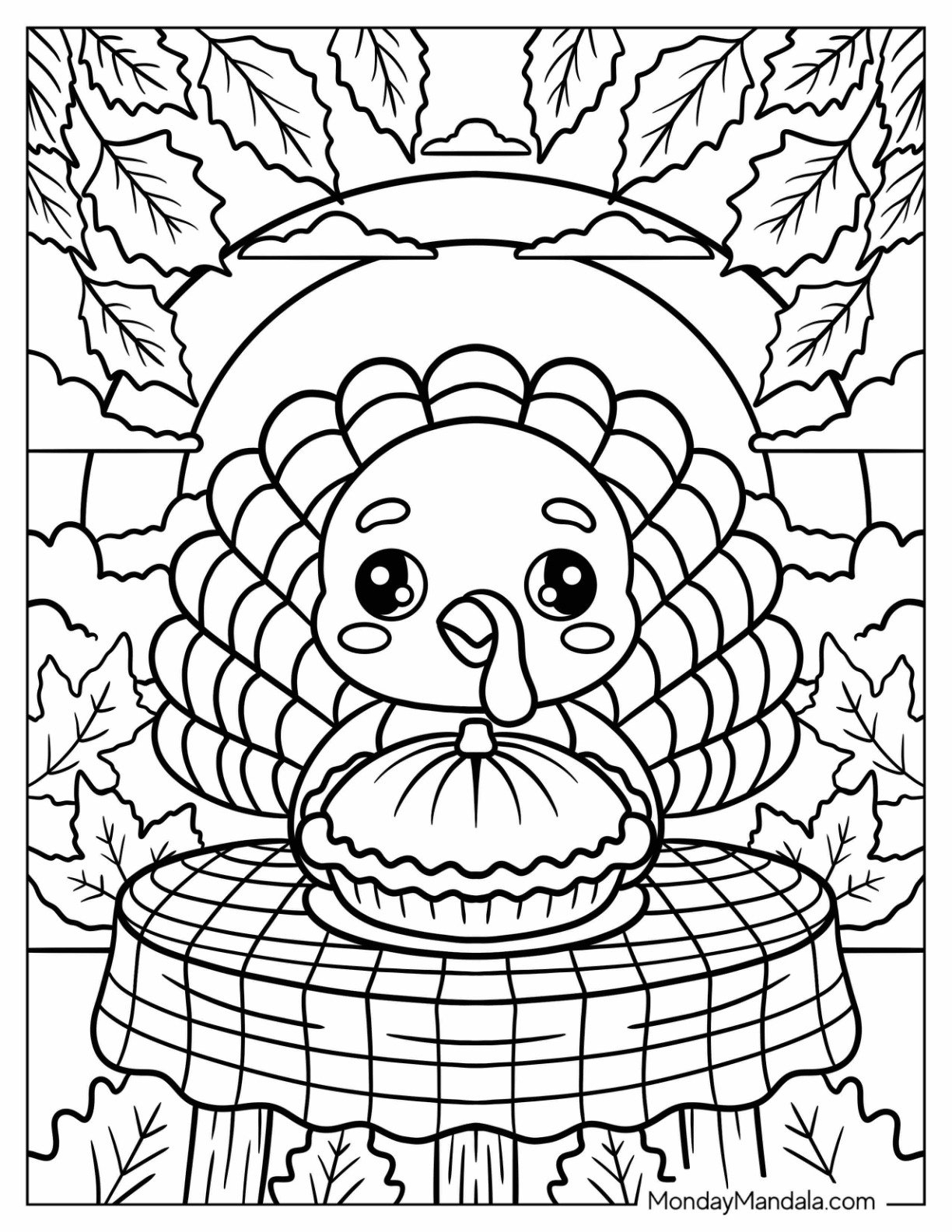 67 Thanksgiving Coloring Pages Free PDF Printables 