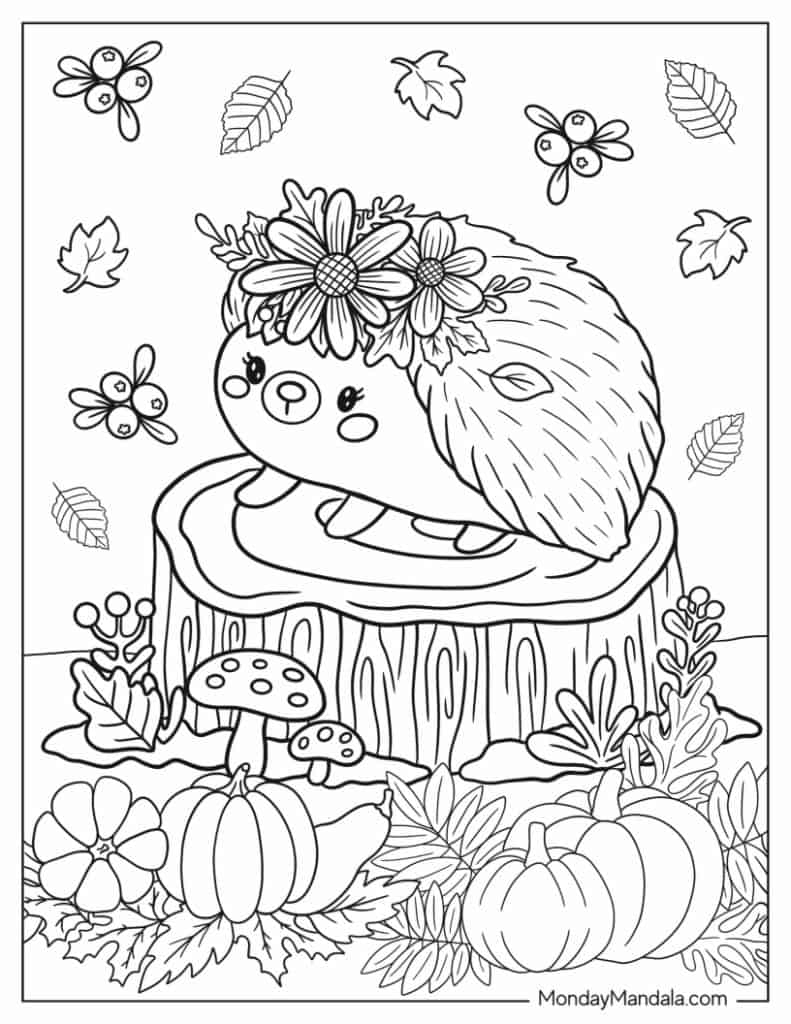 Free Fall Printables Coloring Pages