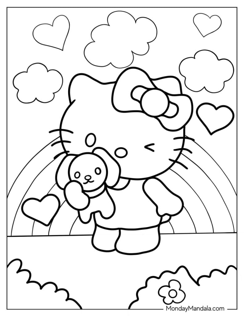 68 Hello Kitty Coloring Pages Free PDF Printables 