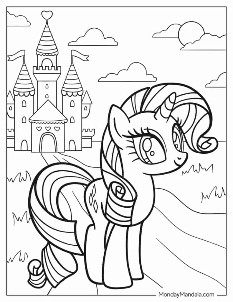 70 my little pony coloring pages free pdf printables