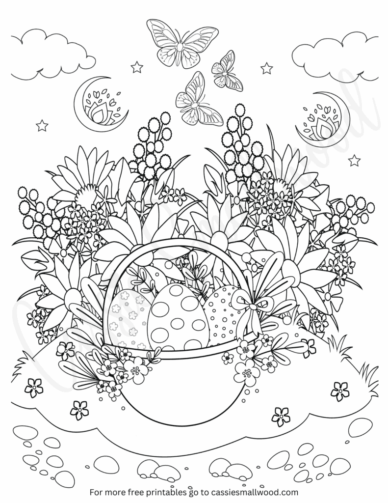 76 Cutest Easter Coloring Pages Free Printable Cassie Smallwood