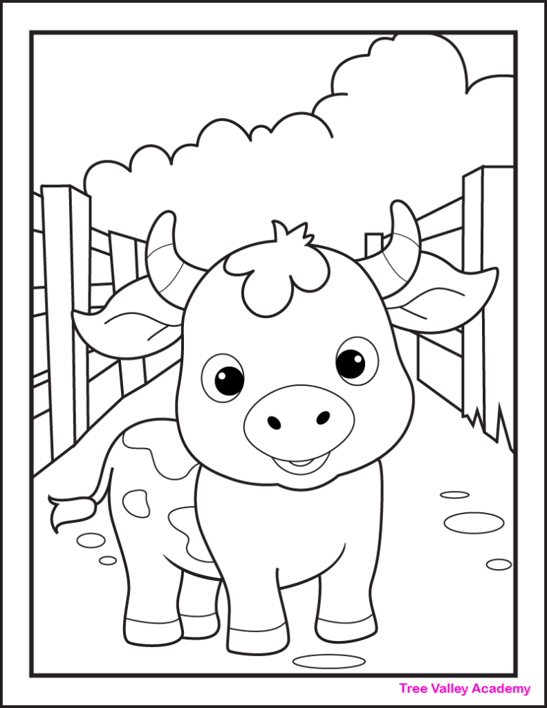 Free Farm Animal Coloring Pages