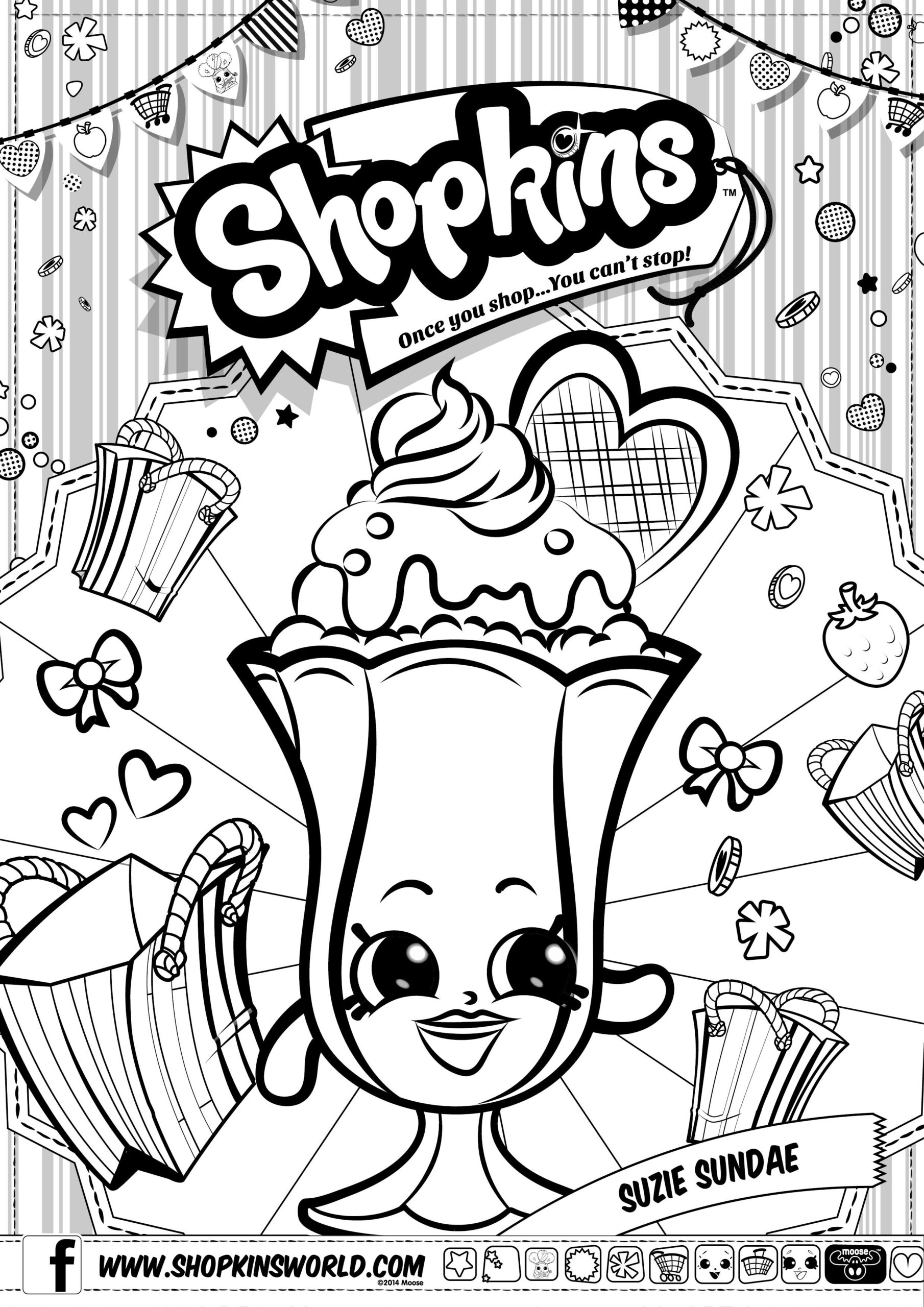 8 Shopkins Pages Ideas