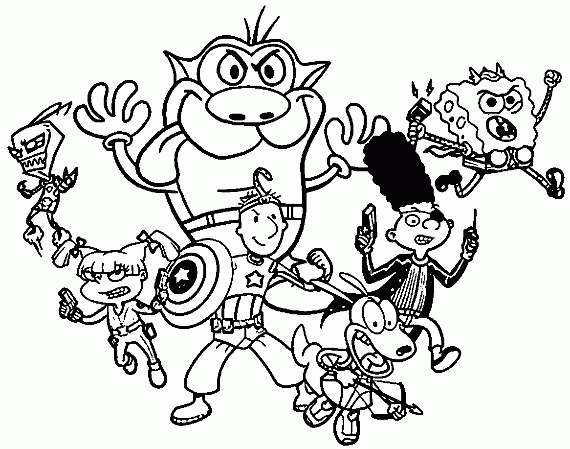  90s Coloring Pages Books 100 FREE And Printable 