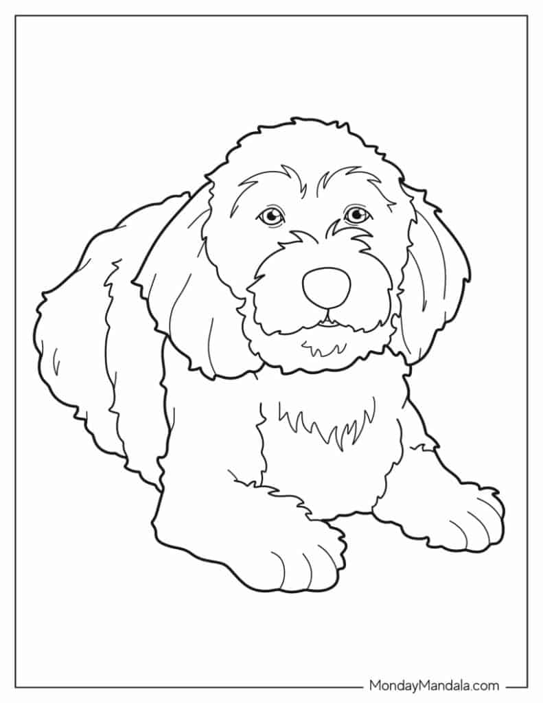Dog Coloring Pages Printable Pdf