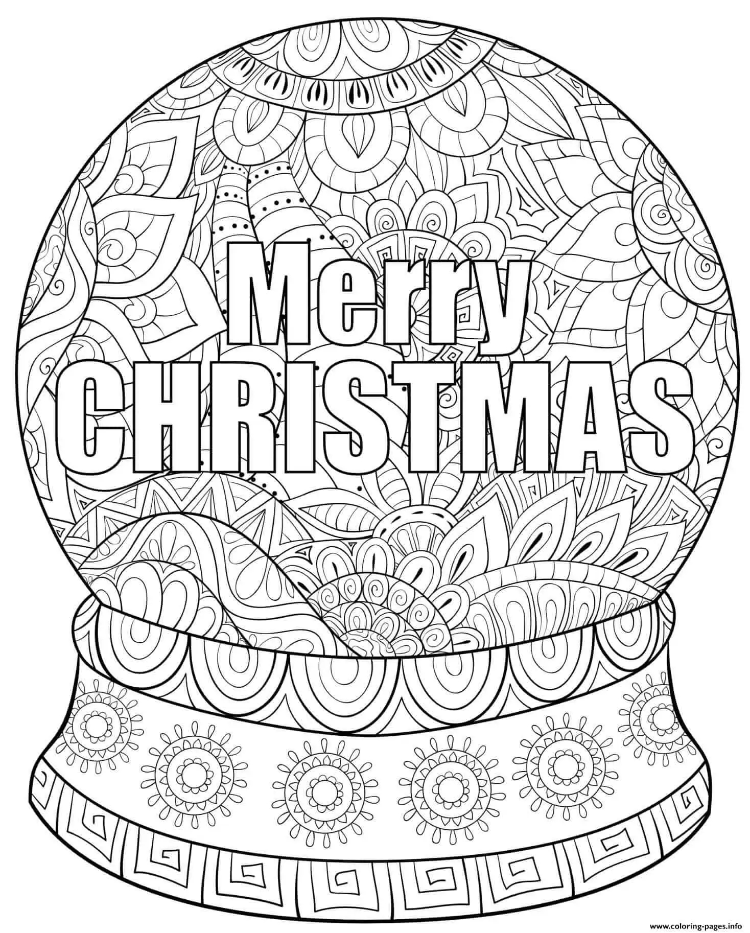 97 Free Adult Christmas Coloring Pages Printables Artsy Pretty Plants