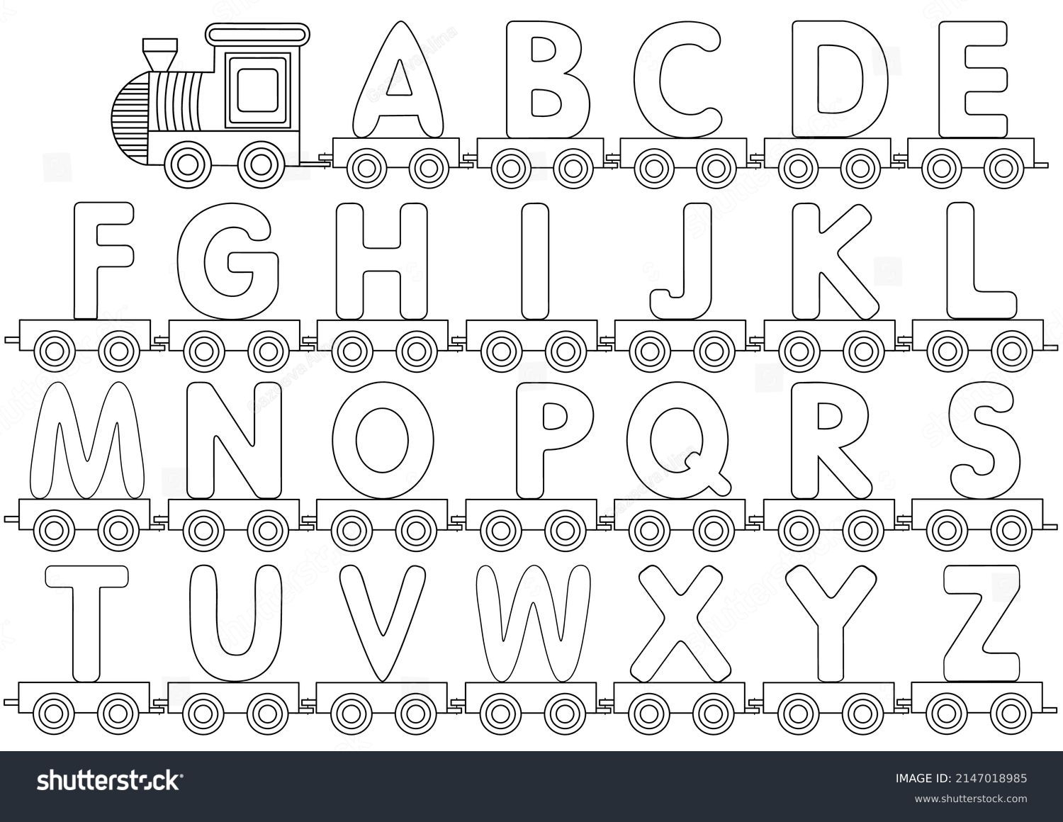 Abc Coloring Pages Over 21 864 Royalty Free Licensable Stock Illustrations Drawings Shutterstock