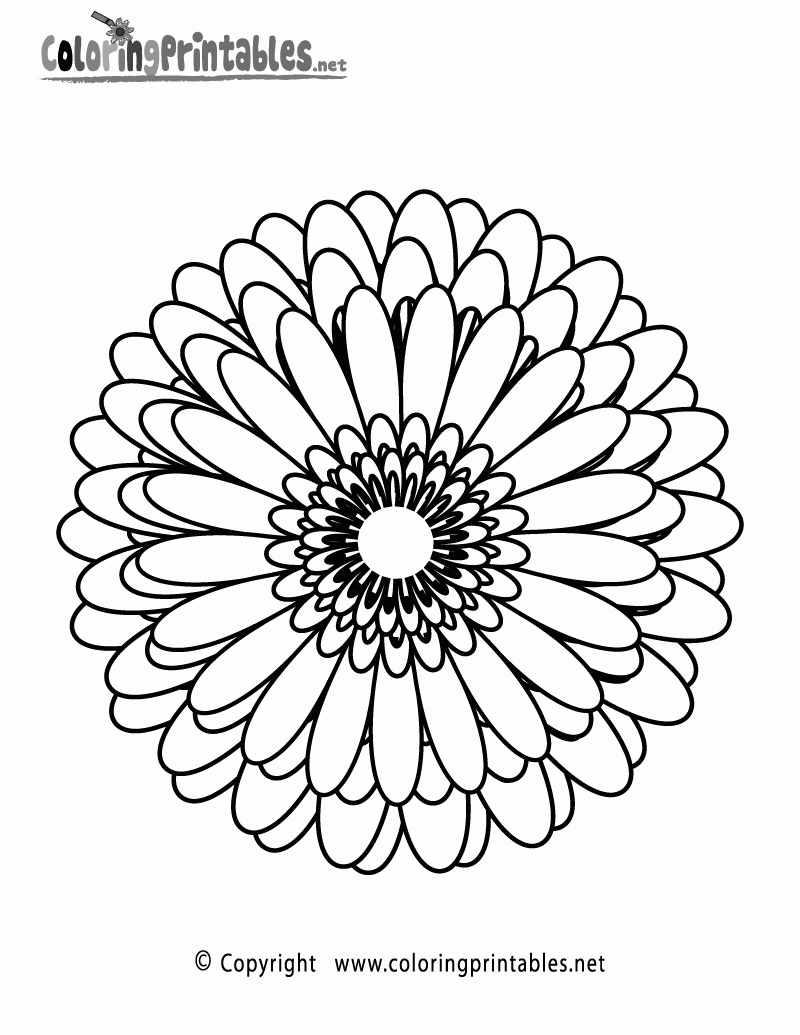 Easy Printable Coloring Pages For Adults