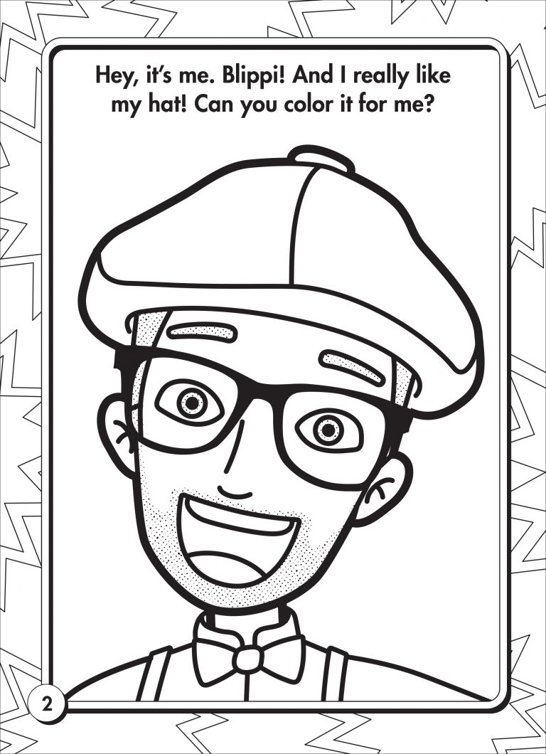 Activity Pages Blippi Studio Fun International