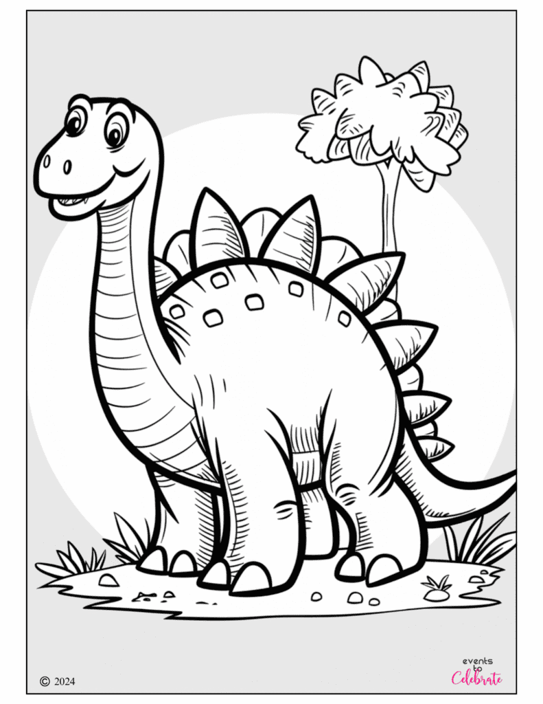 Dinosaur Free Coloring Pages