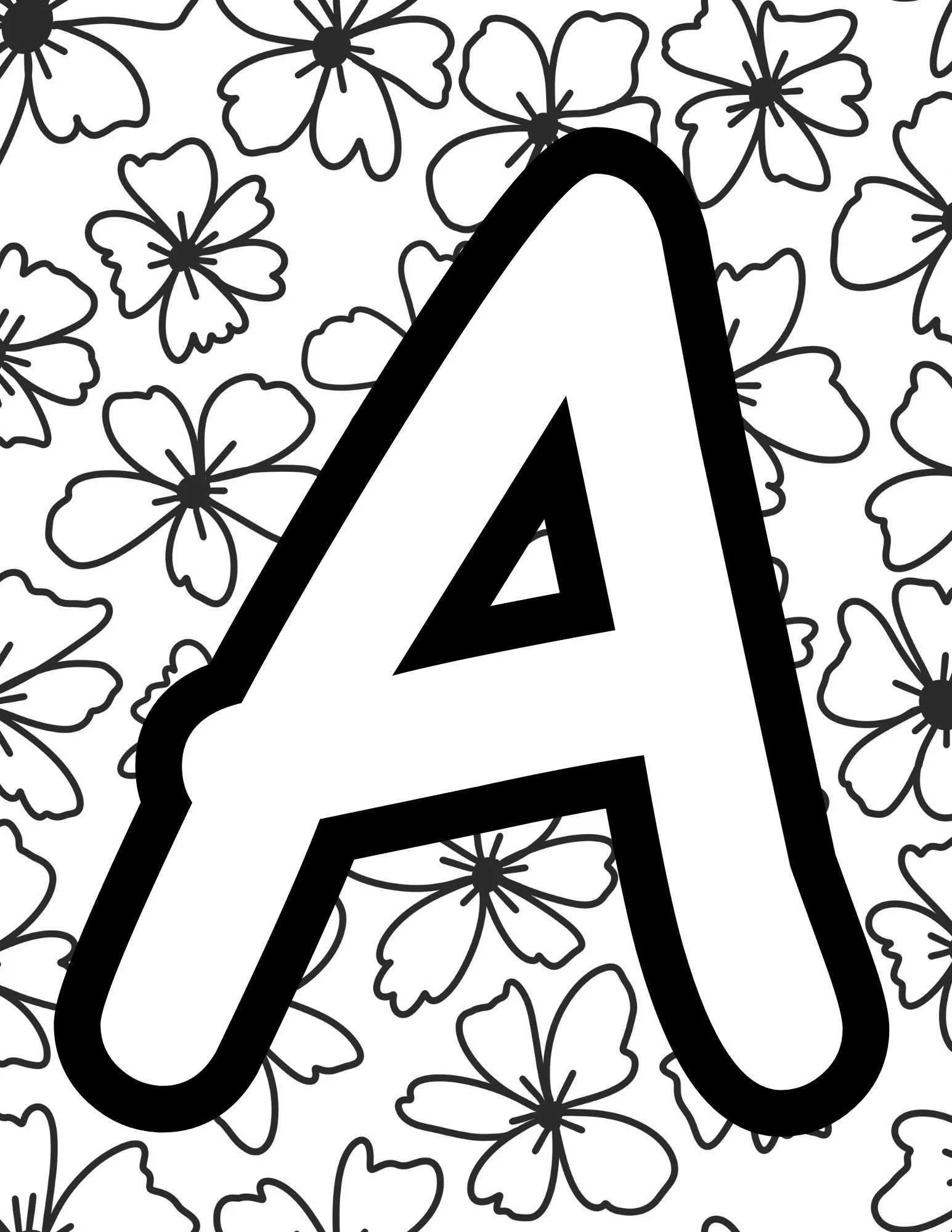 alphabet letters to colour in printable printable design resources
