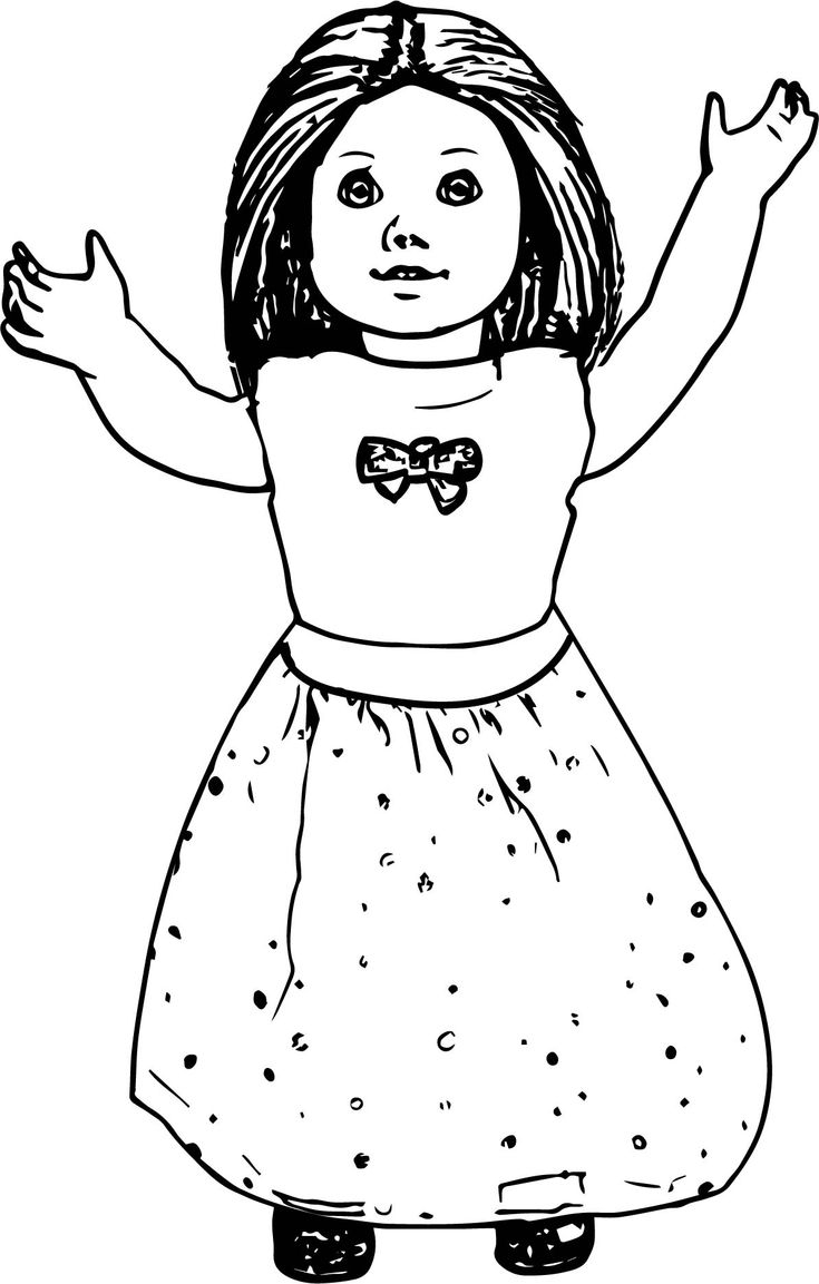 Doll Coloring Pages Printable