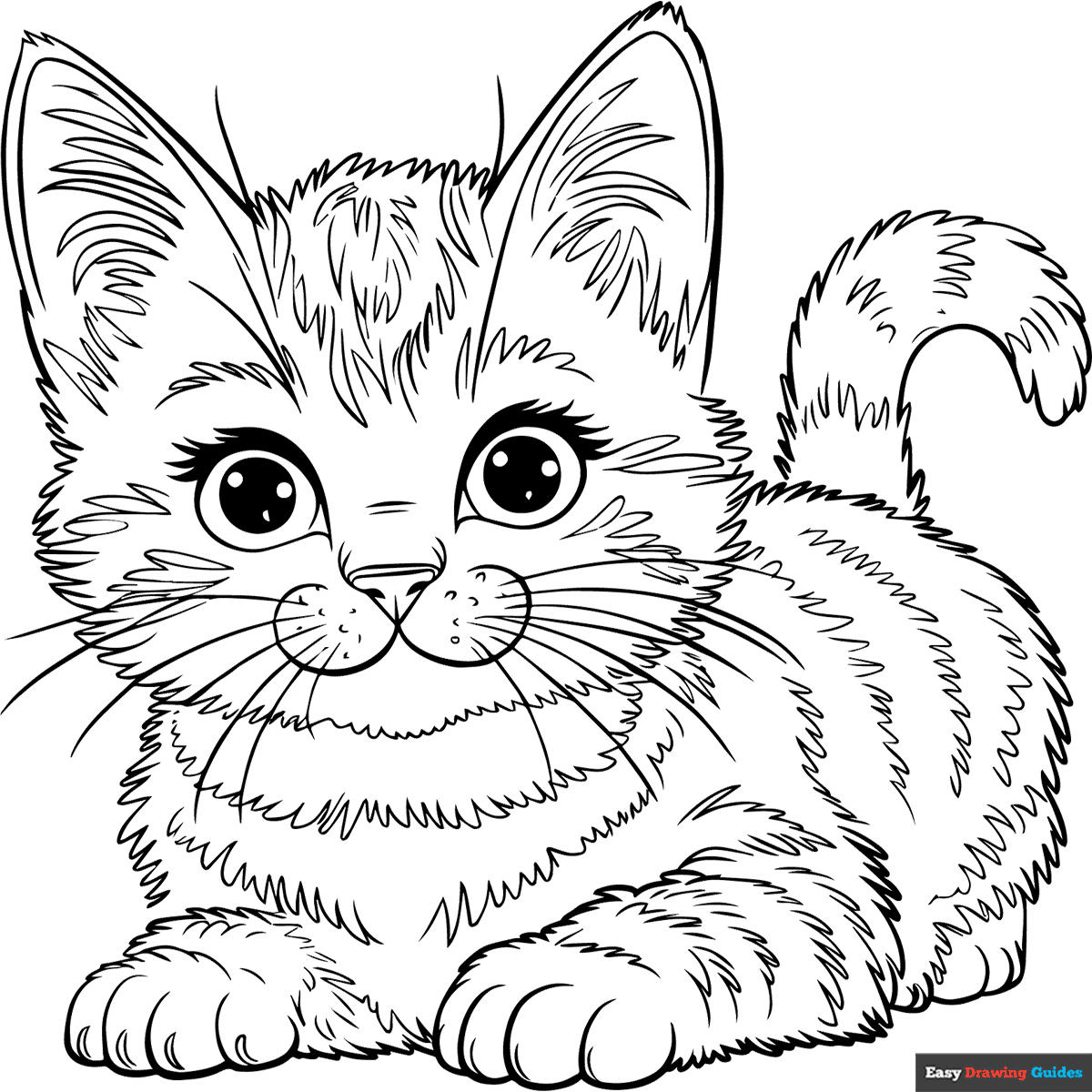 Kitty Coloring Pages Printable