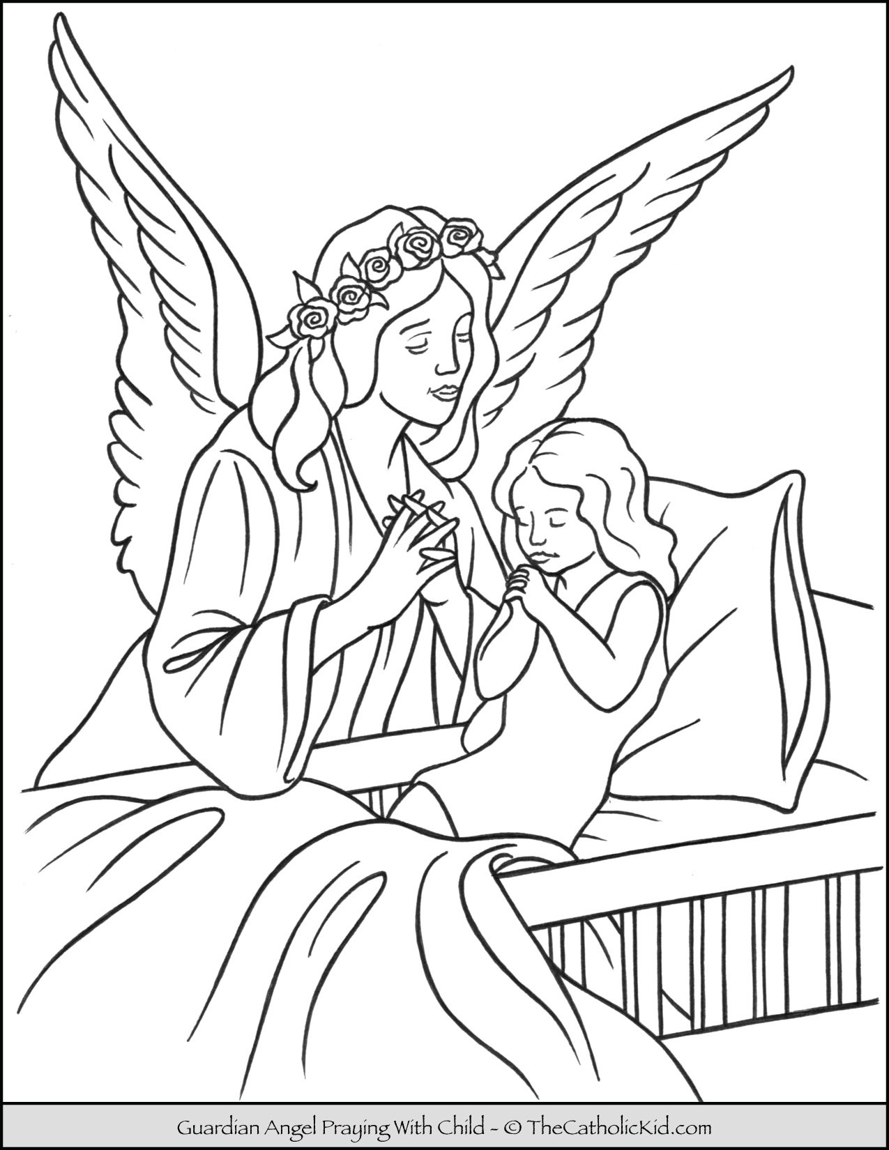 Angel Printable Coloring Pages
