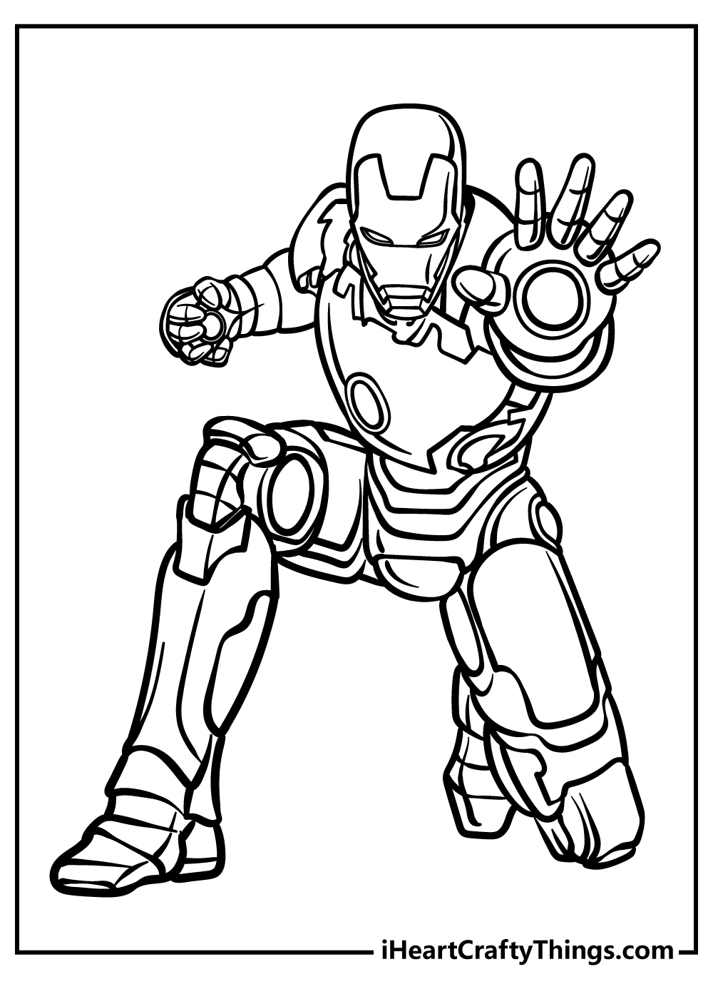 Free Superhero Coloring Pages Printable