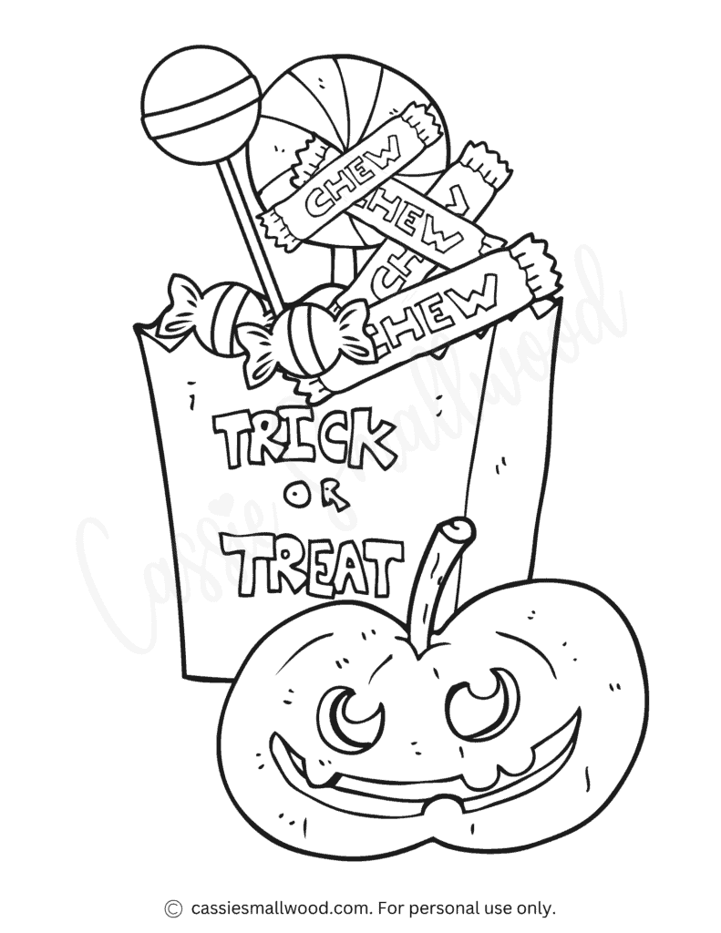 AWESOME Halloween Coloring Pages Cassie Smallwood