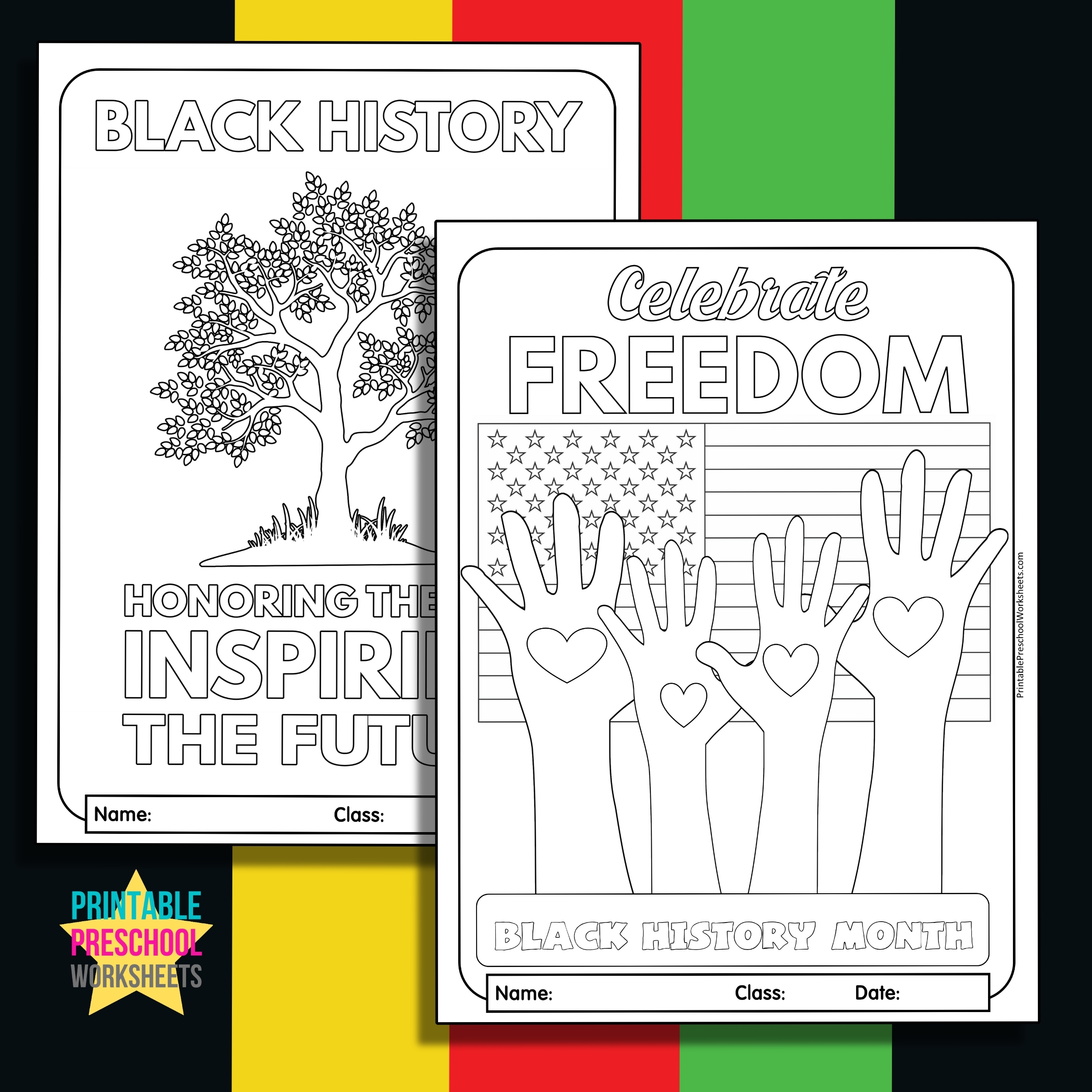Black History Month Coloring Pages Printable