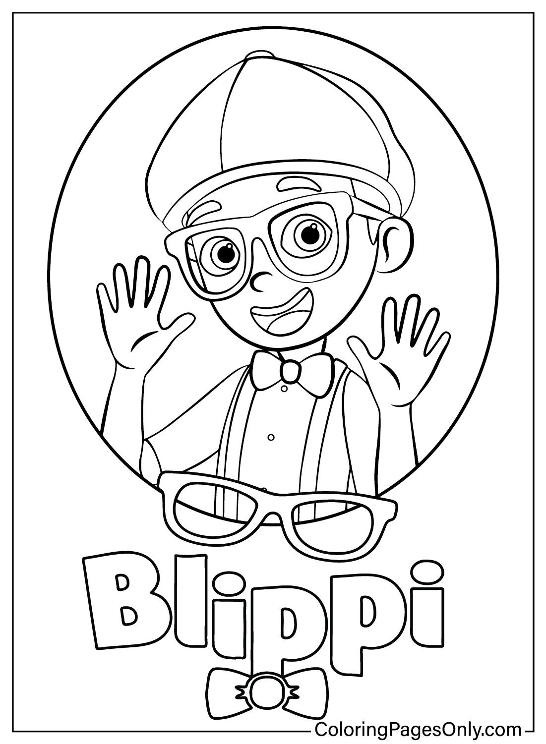 Blippi Coloring Pages Free