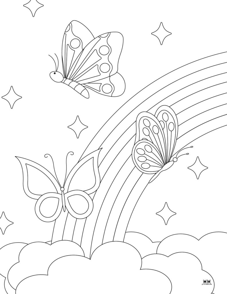 Butterfly Free Coloring Pages