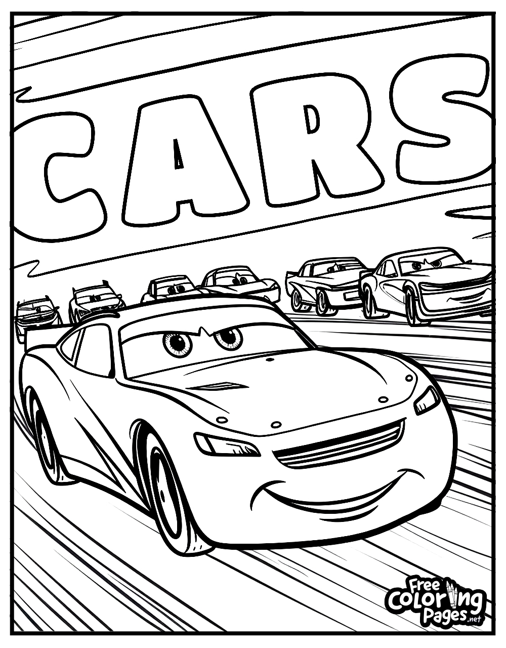 Cars Coloring Pages Free