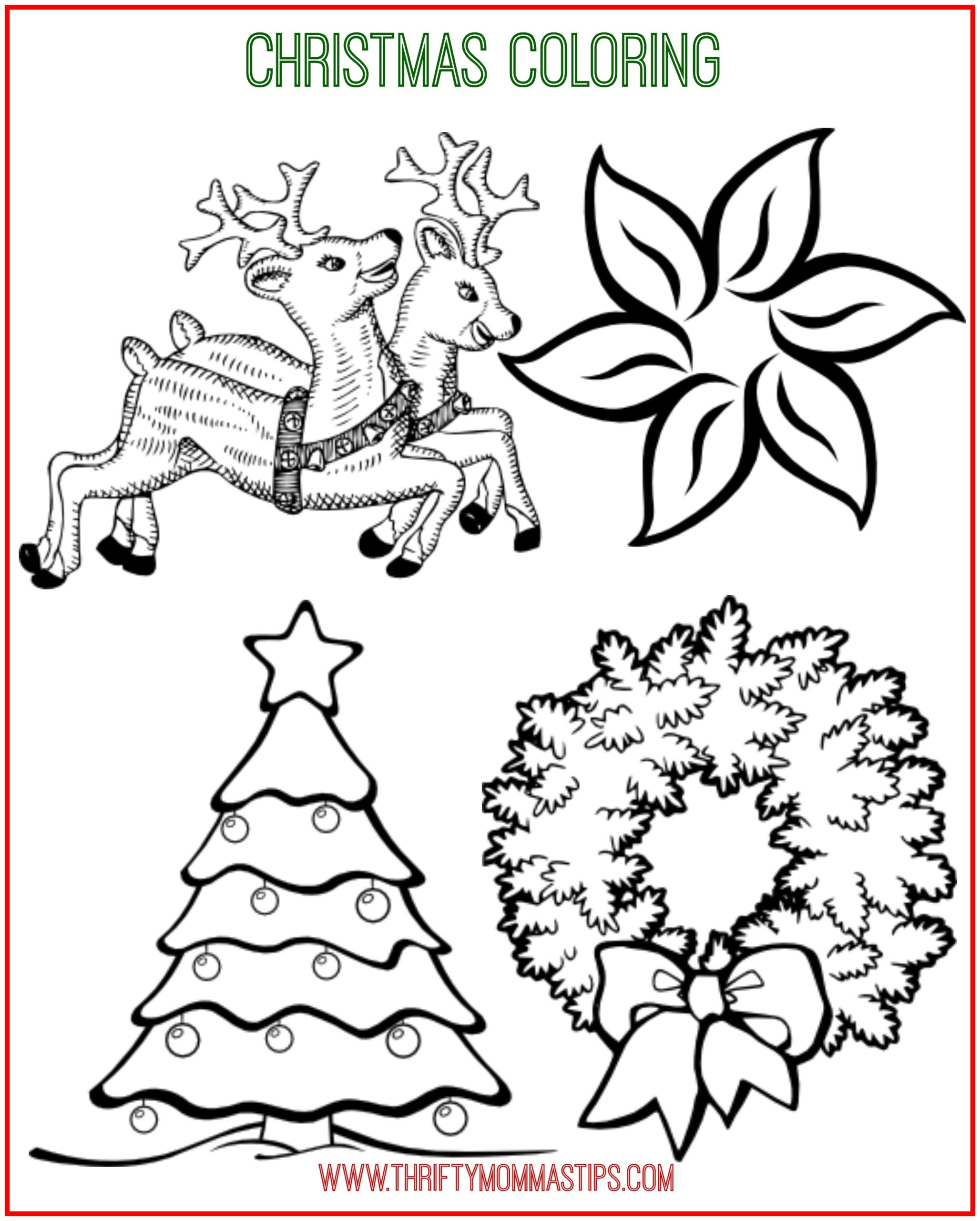Coloring Pages Printable Christmas