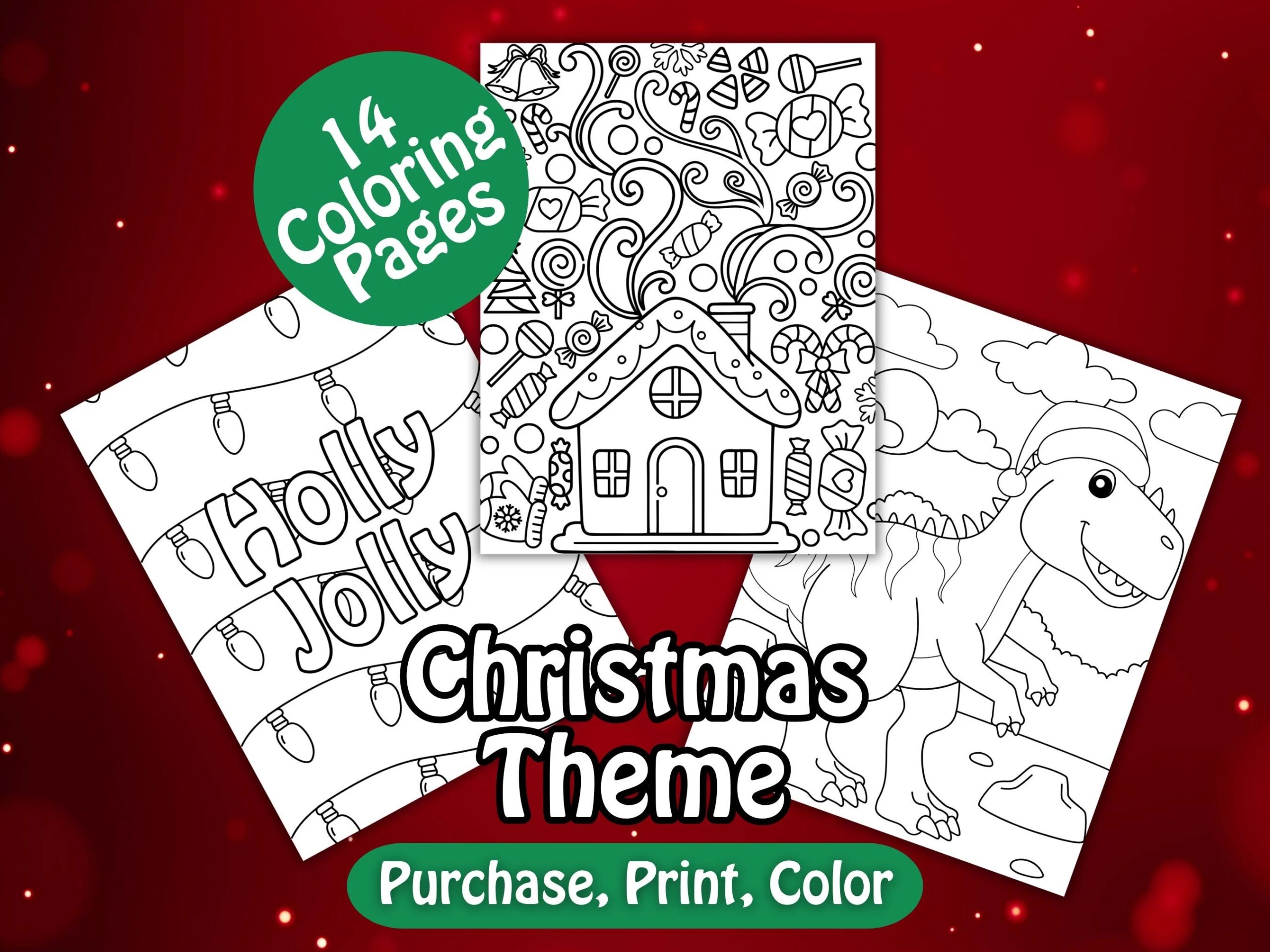 Free Printable Color Pages Christmas