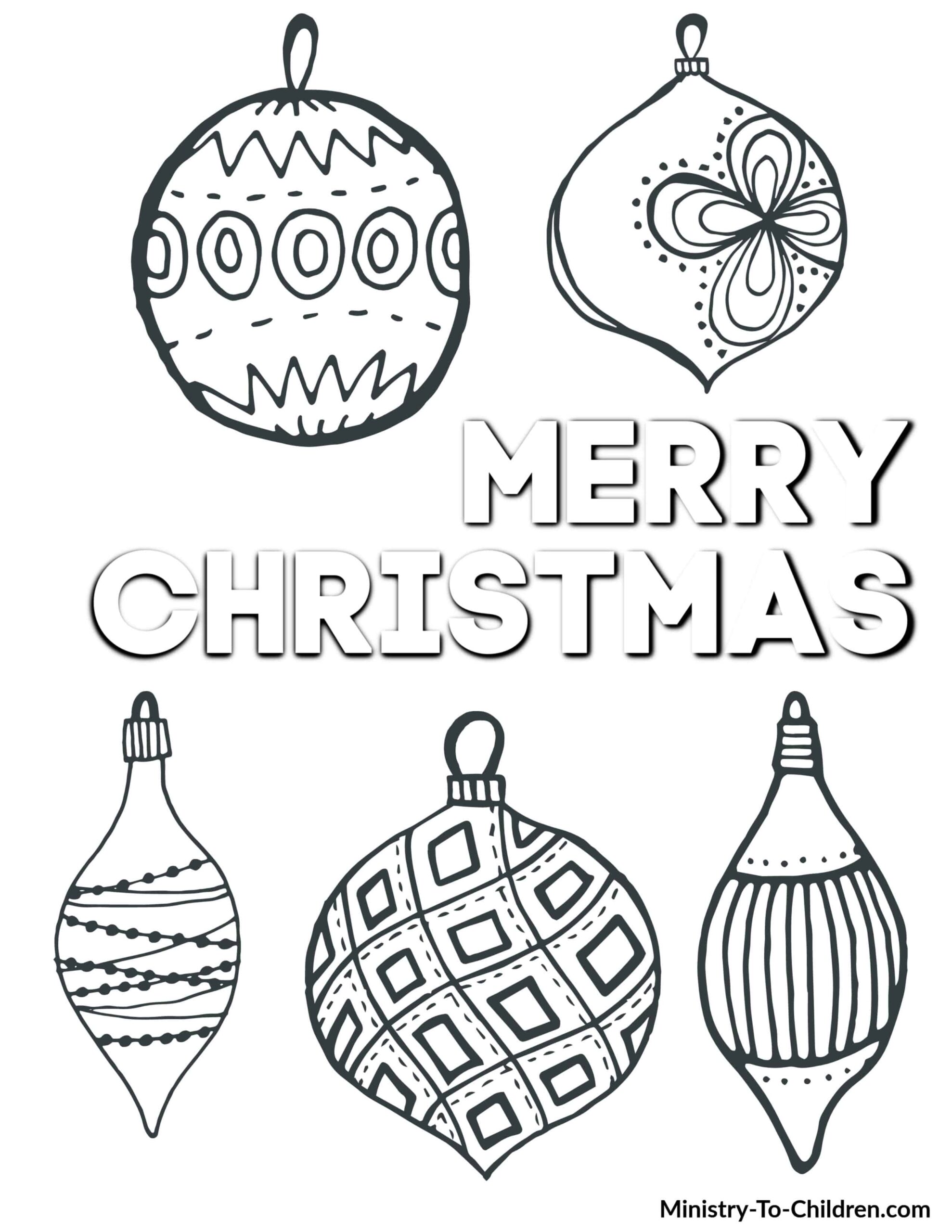 Free Christmas Coloring Pages Pdf