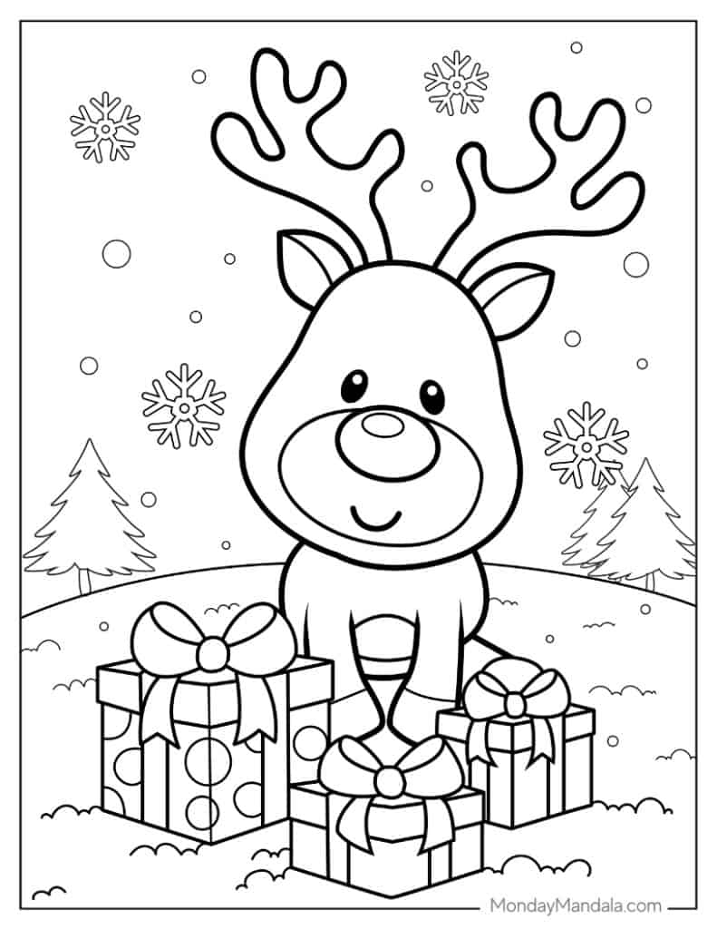 Christmas Coloring Pages Worksheets Library