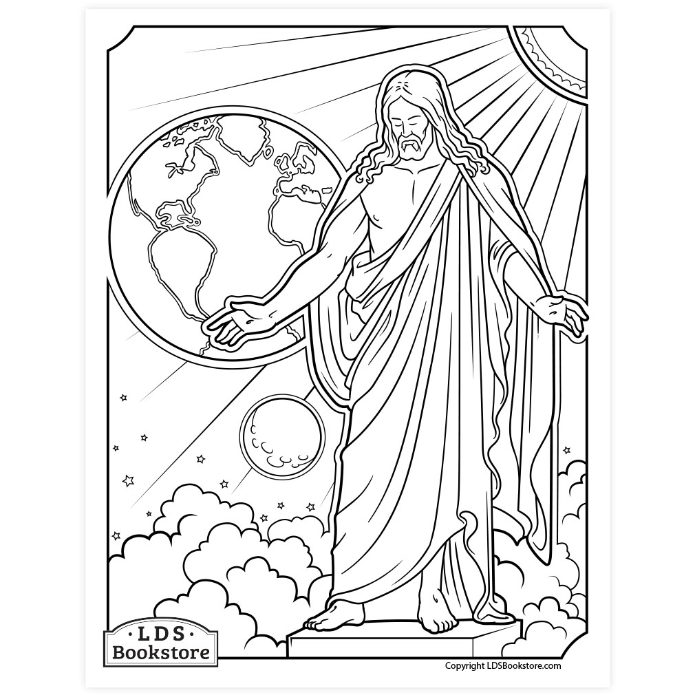 christus coloring page printable