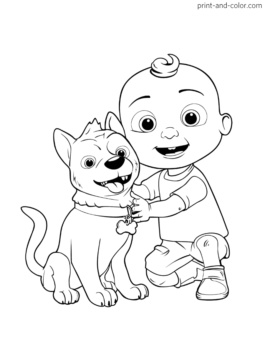 Cocomelon Printable Coloring Pages