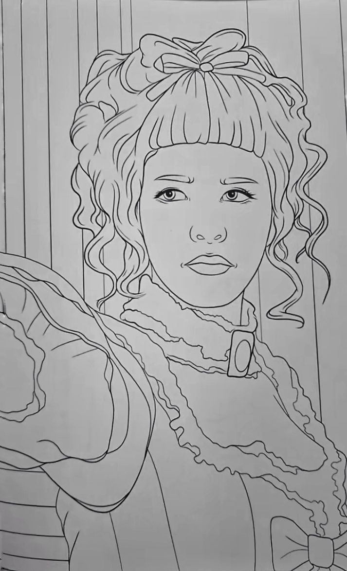Printable Melanie Martinez Coloring Book Pages