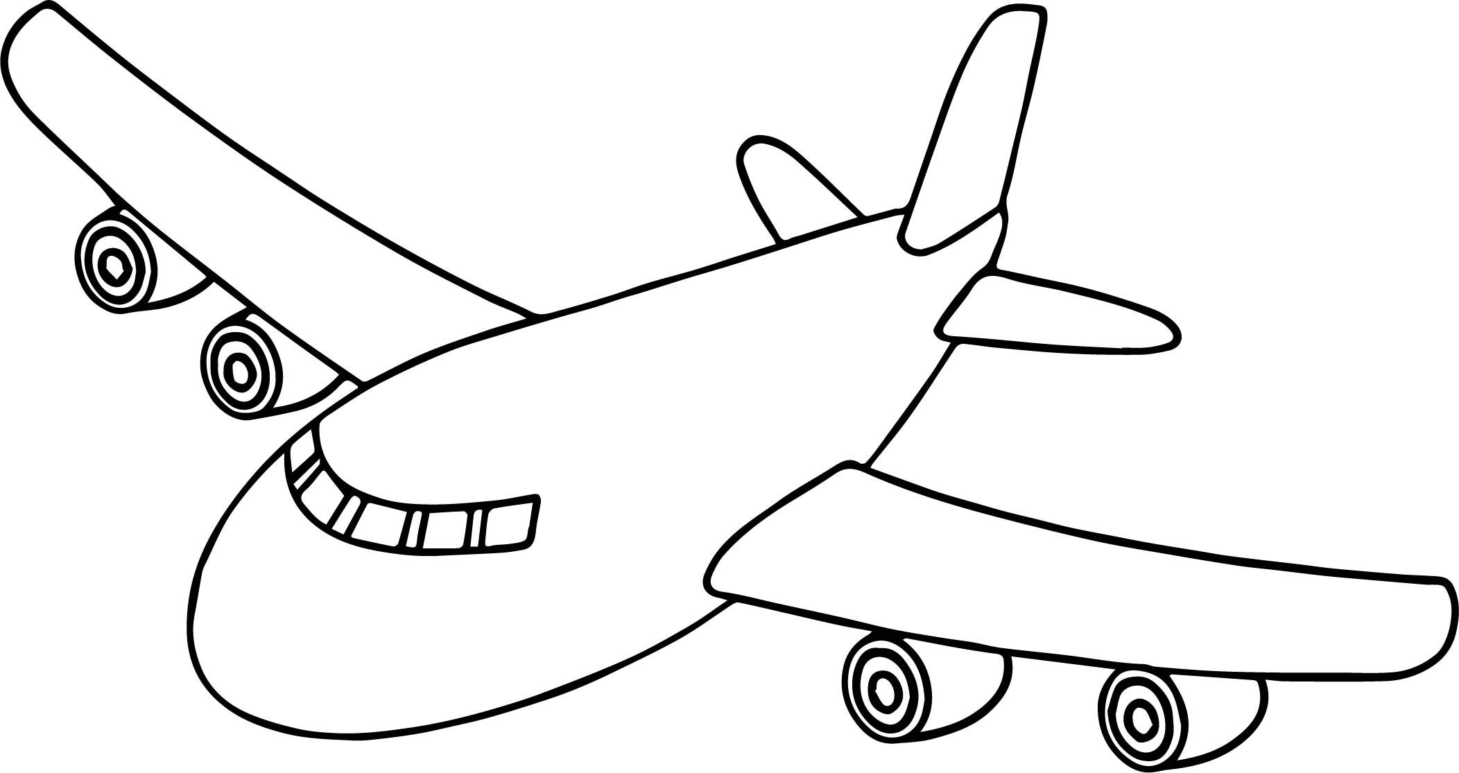 Aeroplane Coloring Pages Printable